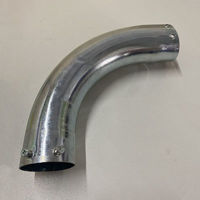 Yüksek Sertlik Metal Boru Aksesuarları Özelleştirilmiş Emt Boru Dirseği