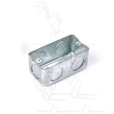 Antipas Dikdörtgen Elektrik Bağlantı Kutusu Metal Kaplı Bağlantı Kutusu 1.0mm-1.6mm