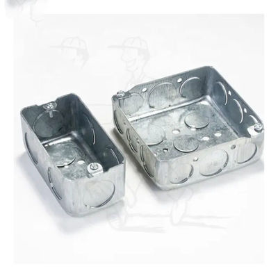 Antipas Dikdörtgen Elektrik Bağlantı Kutusu Metal Kaplı Bağlantı Kutusu 1.0mm-1.6mm