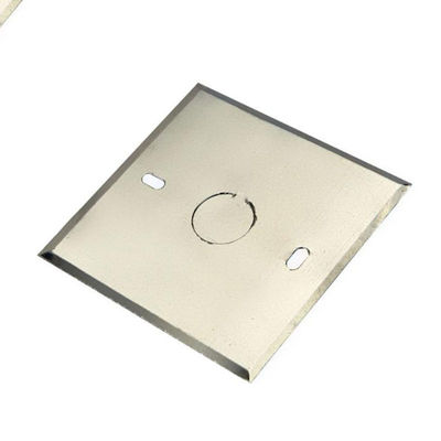 Terminal Direkleri İçin Kare Antikorozyon Elektrik Kutusu Kapak Plakası Metal Paslanmaz Çelik
